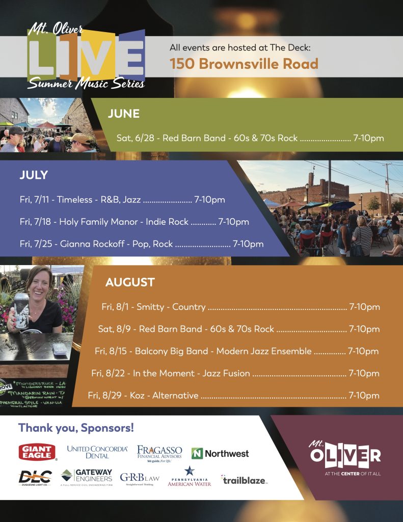 2025 Summer LIVE Flyer